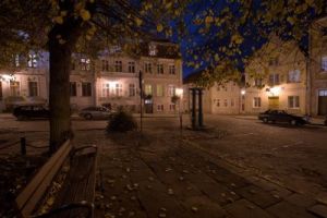 Fot. Studio A Gniew nocą - plac Grunwaldzki