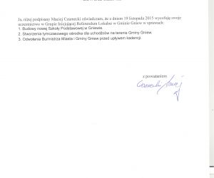 Informacja dot. referendum
