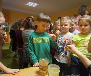 Warsztaty pszczelarskie w gniewskim przedszkolu