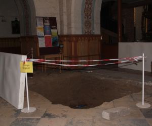 Badania archeologiczne w gniewskim kościele