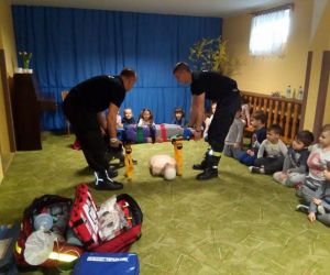 Wizyta strażaków w gniewskim przedszkolu
