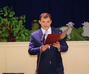 Uroczystość nadania patrona w szkole w Gogolewie