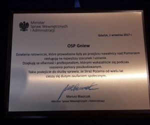 Zaangażowanie strażaków docenione