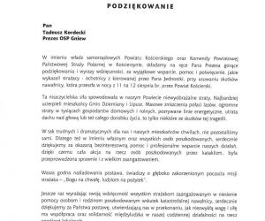 Zaangażowanie strażaków docenione