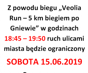 Veolia Run utrudnienia