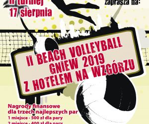Plakat Turnieju Beach Volleyball