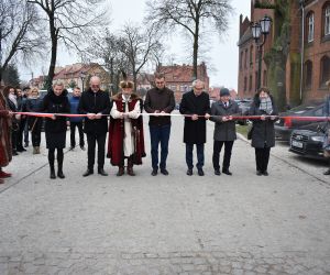 Przecięcie wstęgi - zakończenie inwestycji przebudowy ul. Sobieskiego