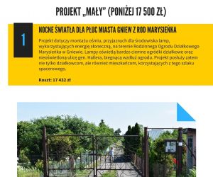 Nocne światła dla płuc miasta Gniew z ROD MARYSIEŃKA
