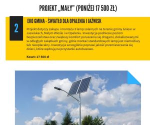 Eko Gmina – Światło dla Opalenia i Jaźwisk