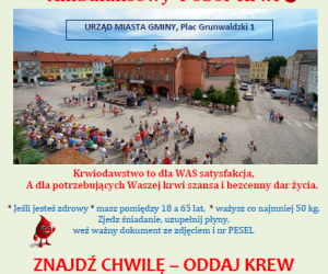 Pobór krwi w Gniewie