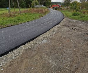 Budowa drogi w Brodach Pomorskich