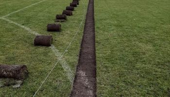 Stadion miejski z systemem nawadniania