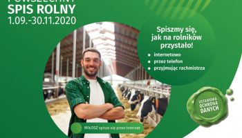 Plakat Spis Rolny 2020