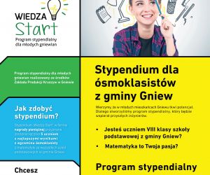 stypendium dla ósmoklasisty