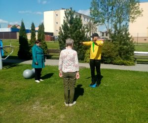 Zajęcia ruchowe w Dziennym Domu Senior+