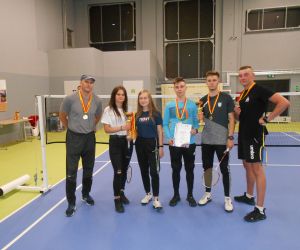 Złoto i srebro dla  ZSP w Gniewie  w finale wojewódzkim w badmintonie