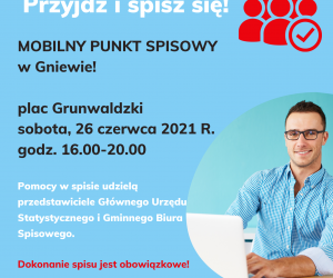 Plakat informacyjny - Mobilny Punkt Spisowy