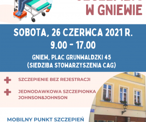 Plakat informacyjny - Mobilny Punkt Szczepień