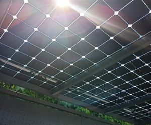 Przystanek zasilany panelami słonecznymi