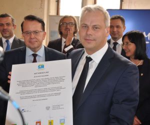 Podpisanie aktu erekcyjnego w Malborku w sprawie powołania nowej spółki