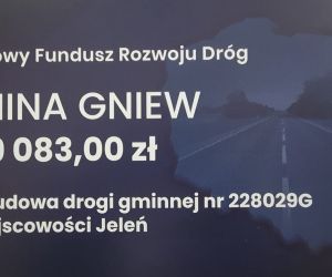 Dofinansowanie na przebudowę drogi gminnej w Jeleniu