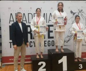 gniewscy karatecy na podium - XII Pucharu Pomorza w Karate Tradycyjnym