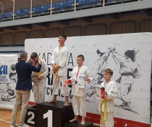 gniewscy karatecy na podium - XII Pucharu Pomorza w Karate Tradycyjnym