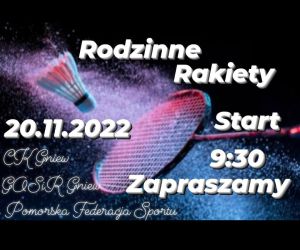 Turniej Badmintona  „Rodzinne Rakiety”