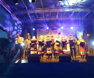 Występ zespołu "Wstęga Kociewia"