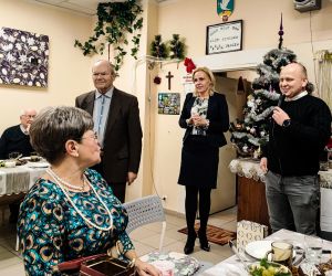 spotkanie wigilijne w Klubie Seniora