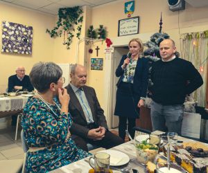 spotkanie wigilijne w Klubie Seniora