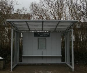 wiata przystankowa w Szprudowie