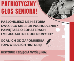 plakat  "Patriotyczny Głos Seniora"
