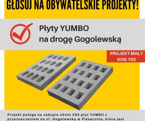 KOD 103 - Płyty YUMBO na drogę Gogolewską