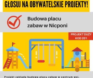 KOD 201 - Budowa placu zabaw w Nicponi