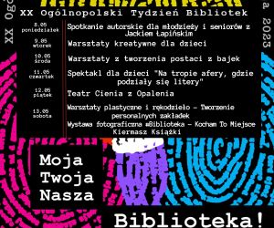 Plakat -Tydzień bibliotek