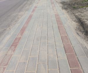 Chodnik w Ciepłem po modernizacji