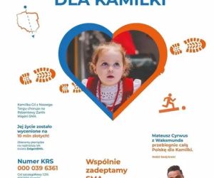 Bieg dla Kamilki - plakat