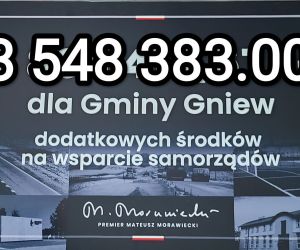 Dofinansowanie dla Gminy Gniew