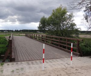 Przebudowa mostku na Wierzycy