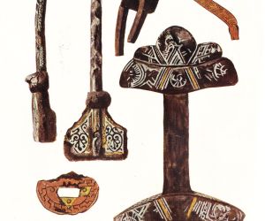 Ryc. 2. Wyposażenie grobu V. Wg W. La Baume
