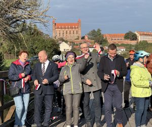 Oficjalne otwarcie mostku na Wierzycy 
