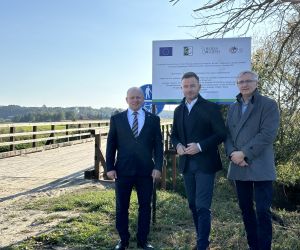 Oficjalne otwarcie mostku na Wierzycy 