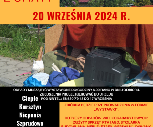 Wystaw graty z chaty - Ciepłe, Kursztyn, Nicponia, Szprudowo, Tymawa, Gogolewo, Polskie Gronowo, Kuchnia, Wielkie Walichnowy