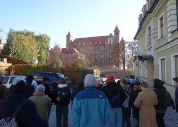 studenci Politechniki Gdańskiej w Gniewie