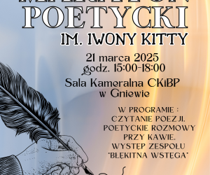 Maraton poetycki plakat
