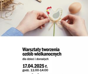 Plakat miedzypokoleniowe warsztaty