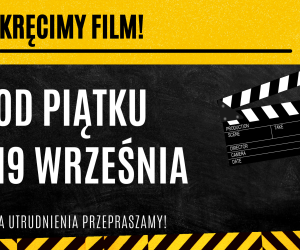 Ekipa filmowa w Gniewie