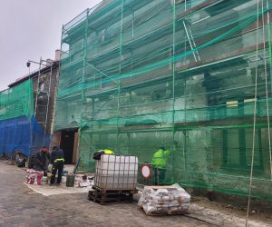 Modernizacja elewacji budynku CKiBP w Gniewie