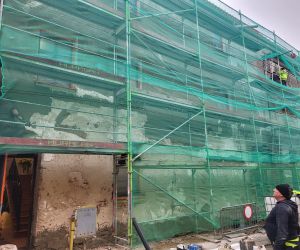 Modernizacja elewacji budynku CKiBP w Gniewie